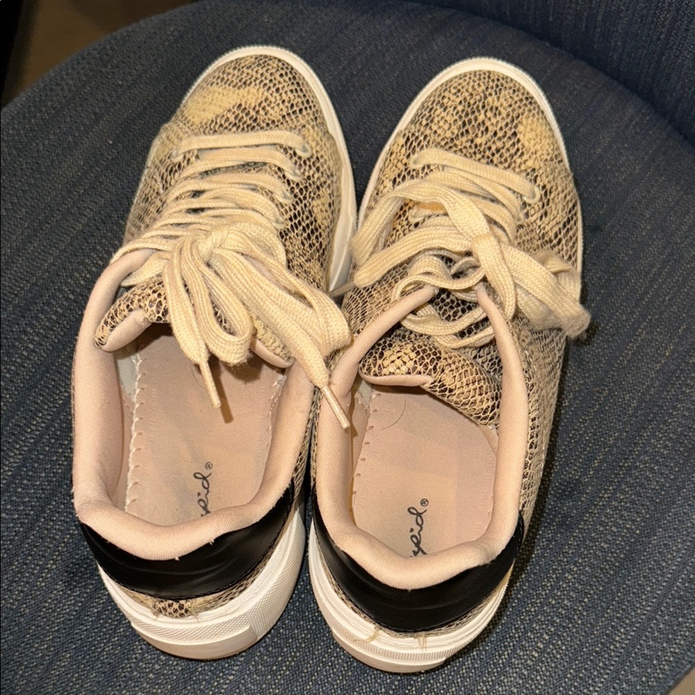 Snakeskin Sneakers